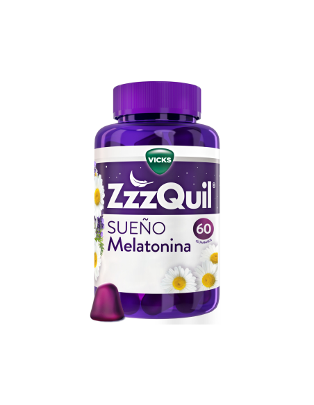 ZzzQuil Natura de melatonina 60 gummies