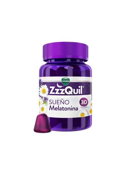ZzzQuil Natura con melatonina 30 gummies