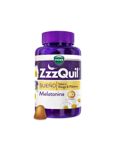 ZzzQuil Natura Mango & Plátano 60 gummies