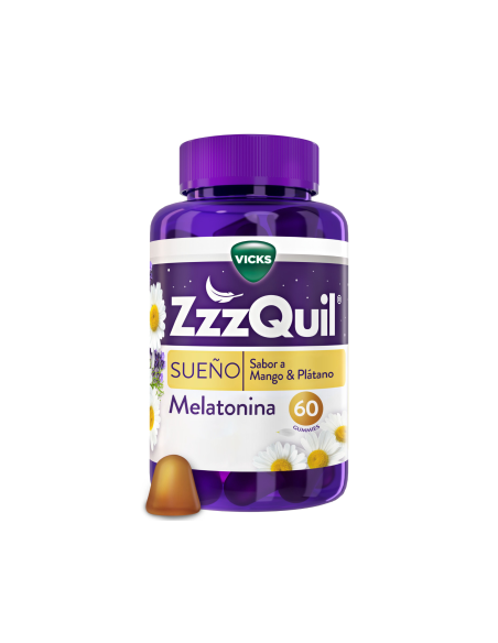 ZzzQuil Natura Mango & Plátano 60 gummies