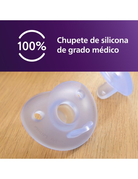 Avent Soothie Chupete Silicona Niño 0-6 meses 2 unidades