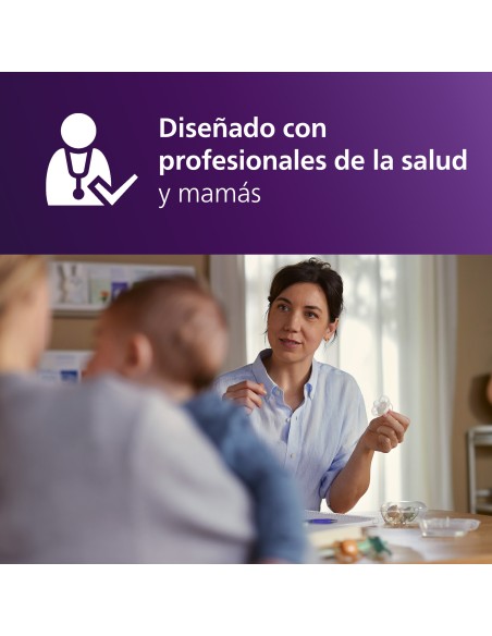 Avent Pacifier Ultra Soft Chupete Silicona Neutral 6-18 meses 2 unidades