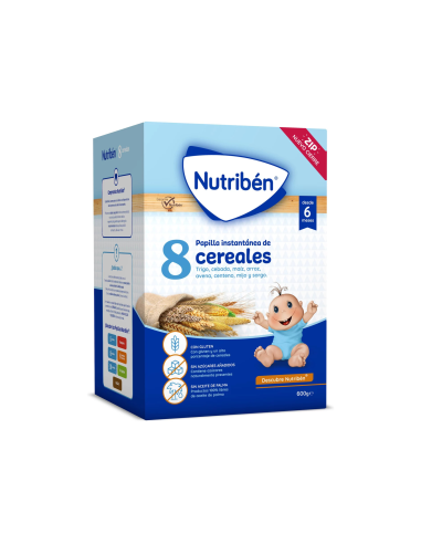 Nutribén Papilla 8 Cereales 600g