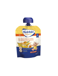Nutribén Fruta & Go Galletas Pera, Platano y Naranja 90g