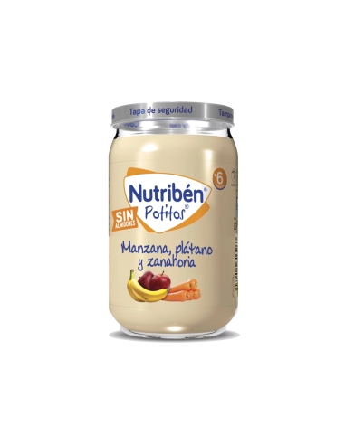 Nutribén Potitos Manzana Plátano y Zanahoria 235g