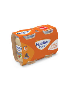 Nutribén Pack Potitos Macedonia Fruta y Cereales 2X190g