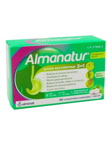 Almanatur Menta 40 Comprimidos masticables