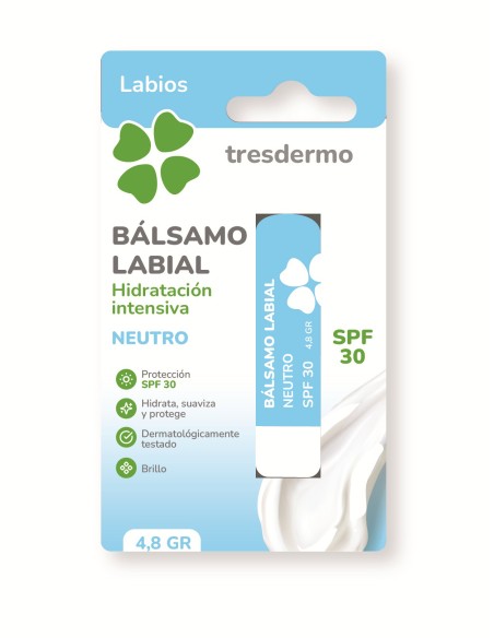 Tresdermo Bálsamo Labial Neutro SPF 30