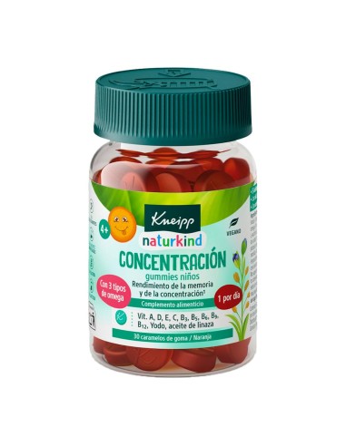 Kneipp Niños Concentración Gummies