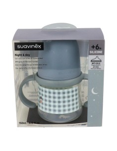 Biberon Suavinex Entrena Asas Silic +6m 150ml 2