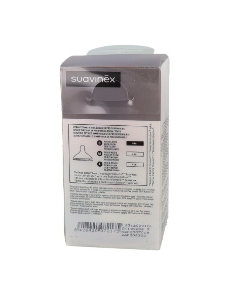 Suavinex Biberon Tetina Fisiologica Silicona 0-6M Flujo S 150ml