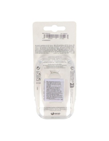 Suavinex Chupete Tetina Anatomica Silicona 6-18M 2 Unidades