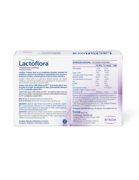 Lactoflora Protector Íntimo 20 cápsulas