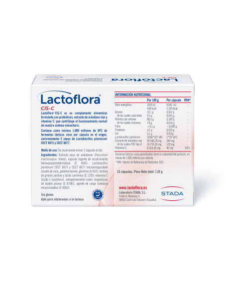 Lactoflora Ciscare 15 cápsulas