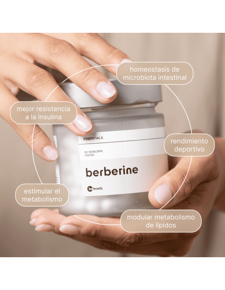 Be Levels Berberine 60 Cápsulas