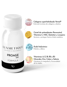 Luxmetique Fórmula Antiedad 15 viales 30ml Nutricosmético 2