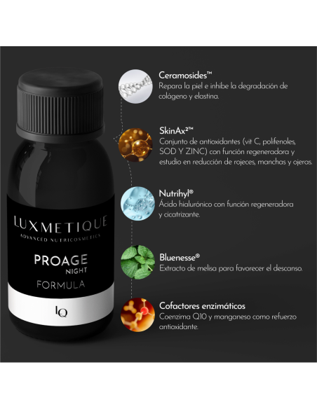 Luxmetique Fórmula Antiedad Noche 15 viales 30ml