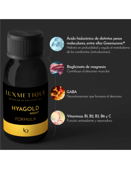 LUXMETIQUE Hyagold Night Formula 15 Viales 30ml