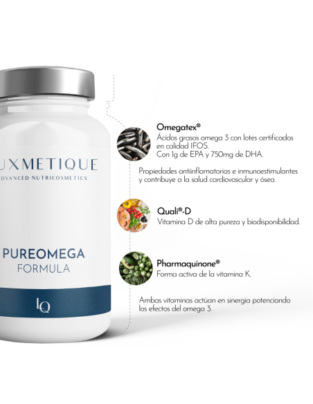 LUXMETIQUE PureOmega Fórmula 60 Perlas