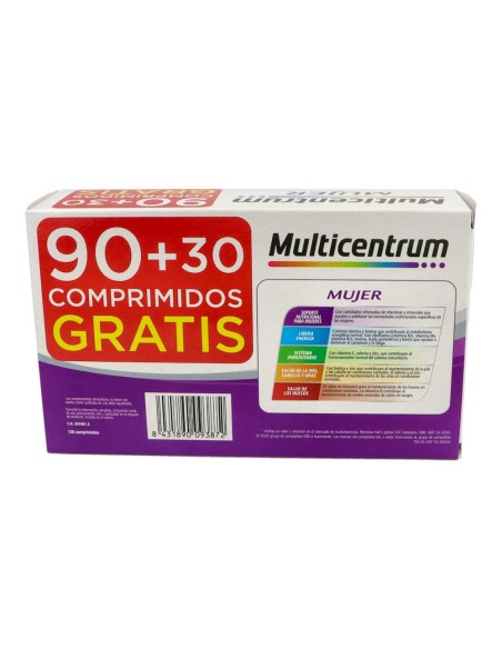 Multicentrum Pack Mujer 90+30 comprimidos