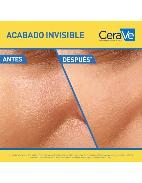 CeraVe Solar Fluido Invisible Oil Control SPF50 50ml