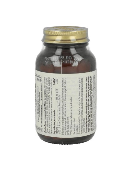 Solgar Vitamina E 268MG 50 Perlas