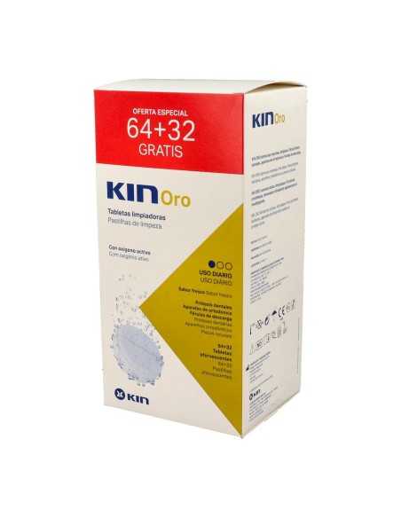 Kin Oro 64+32 Tabletas Limpiadoras