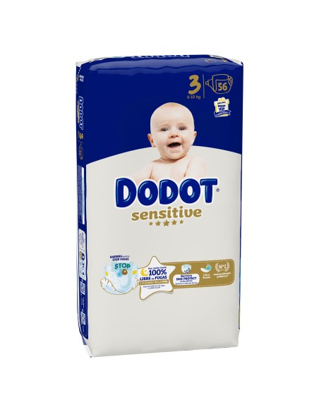 Dodot Sensitive Value Pack Talla 3 56 unidades