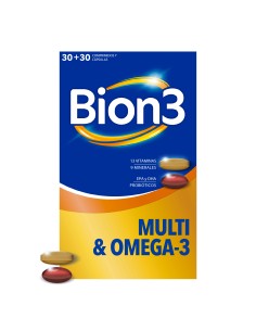 Bion 3 Multivitaminas y Omega 3 30 cápsulas