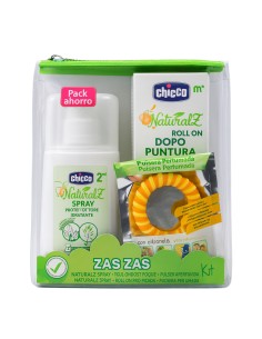 Chicco Set Viaje Spray 100 ml + Pulsera + Gel Post Picadura