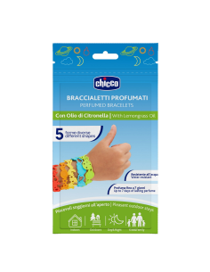 Chicco Pulsera Antimosquitos Silicona 5 Unidades