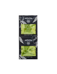 Apivita Express Beauty Mascarilla facial exfoliante intensiva - Oliva 2 unidades