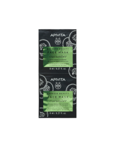 Apivita Express Beauty Mascarilla de Hidratación Intensiva - Pepino 2 unidades