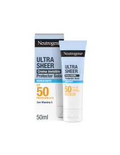 Neutrogena Ultra Crema Invisible Hidratante Facial SPF50 50ml