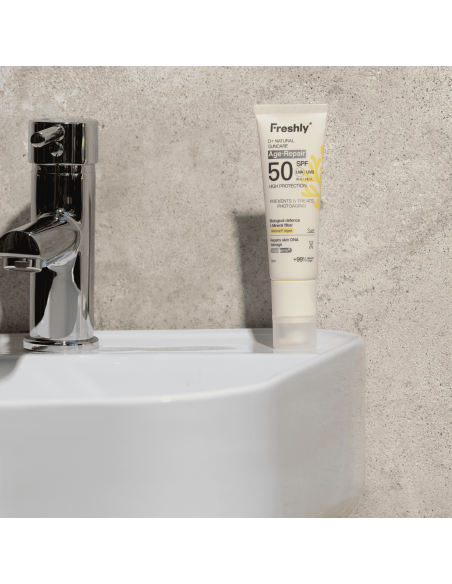 Freshly Cosmetics D+Natural Suncare Age Repair SPF50 50ml Protección Solar Mineral