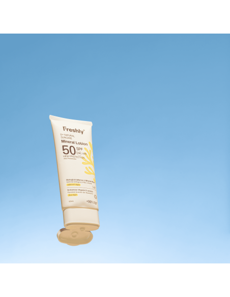 Freshly Cosmetics D+Natural Suncare Mineral Lotion SPF50 100ml Protector Solar Mineral