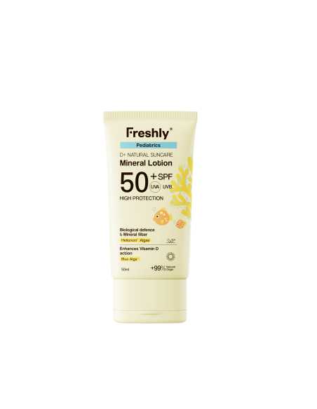 Freshly Cosmetics D+Natural Suncare Pediatrics Mineral Lotion SPF50 50 ml Protección Solar Infantil