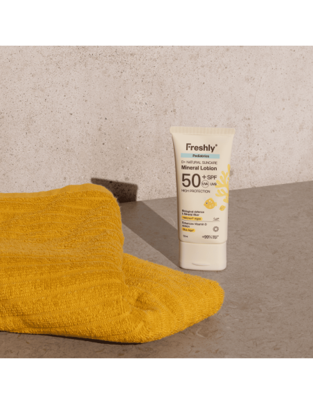 Freshly Cosmetics D+Natural Suncare Pediatrics Mineral Lotion SPF50 50 ml Protección Solar Infantil