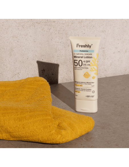 Freshly Cosmetics D+Natural Suncare Pediatrics Mineral Lotion SPF50 100 ml Protección Solar Infantil
