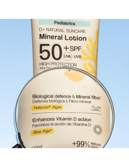 Freshly Cosmetics D+Natural Suncare Pediatrics Mineral Lotion SPF50 100 ml Protección Solar Infantil
