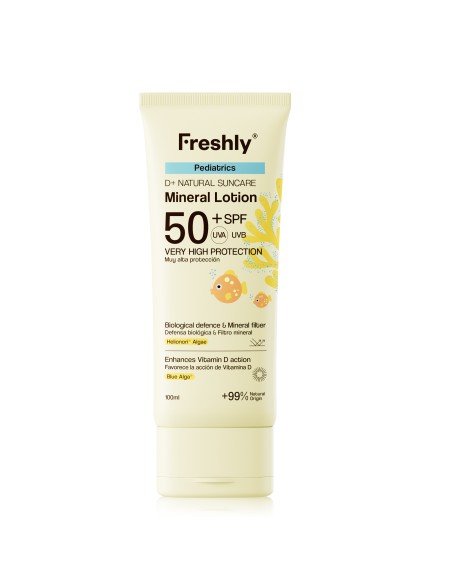 Freshly Cosmetics D+Natural Suncare Pediatrics Mineral Lotion SPF50 100 ml Protección Solar Infantil