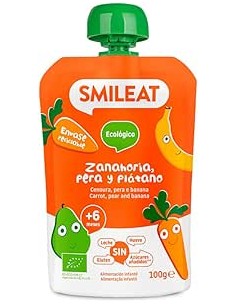 Smileat Pouch Zanahoria, Pera y Platano