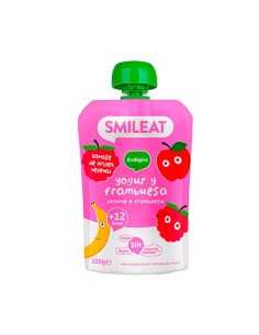 Smileat Pouch Yogurt Frambuesa 100 g