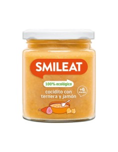 Smileat Tarro Cocidito Con Ternera y Jamón 230 g