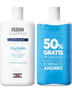Isdin Daylisdin Champu Ultra Suave Duplo 50% dto 2ª 400 ml
