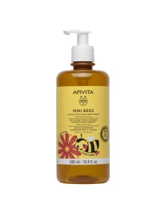 Apivita MinBees Kids Care Gel Infantil de Ducha Suave 500ml