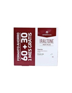 Iraltone AGA Plus Pack 60 + 30 Cápsulas Gratis