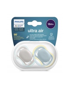 Avent Ultra Soft Chupetes +18M Neutral 2 unidades