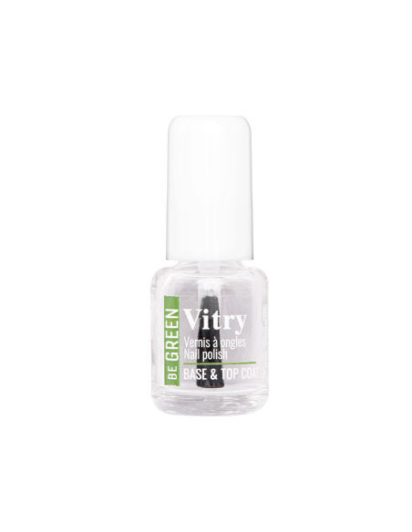 Vitry Be Green Base & Top Coat 2 en 1 Vegano para Uñas Brillantes