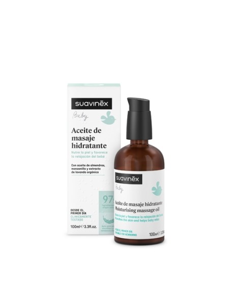 Suavinex Aceite para Estrías Cuidado Esencial con Onagra y Germen de Trigo 100ml